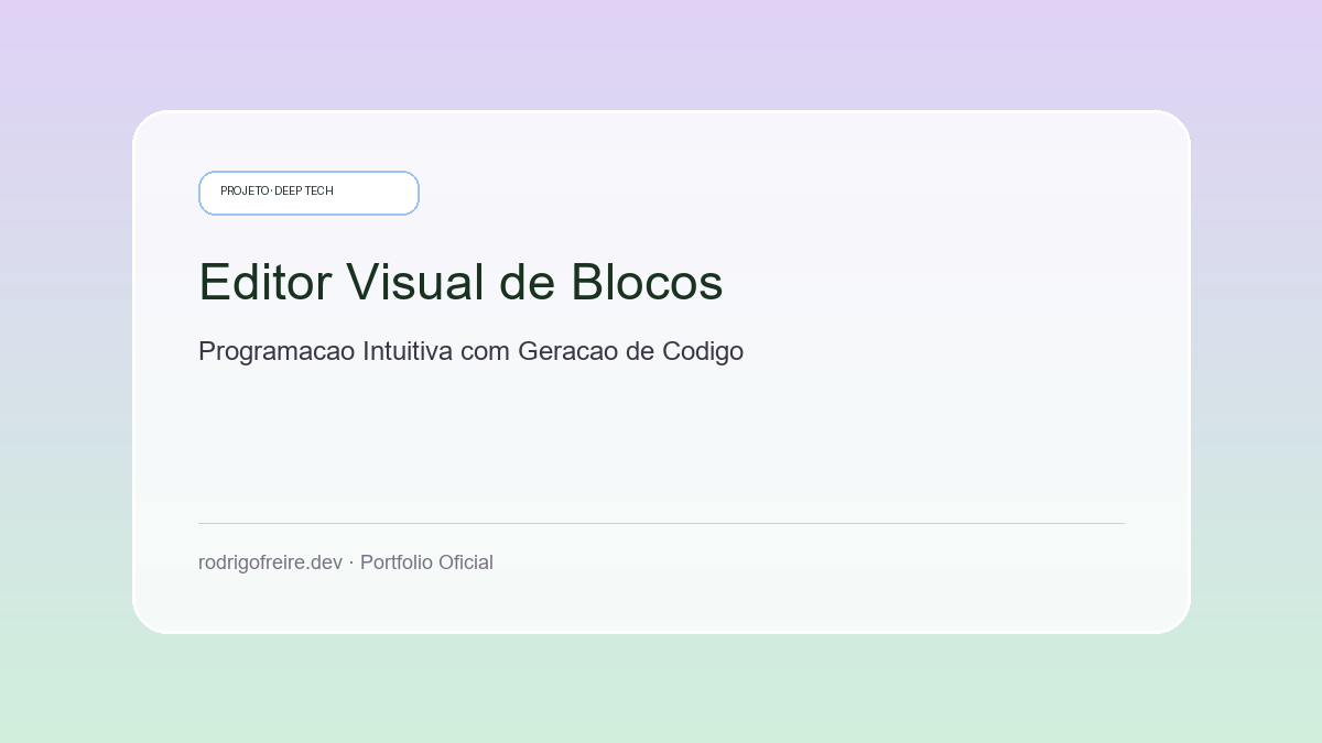 Programação visual por blocos com geração em tempo real para C++ e Python