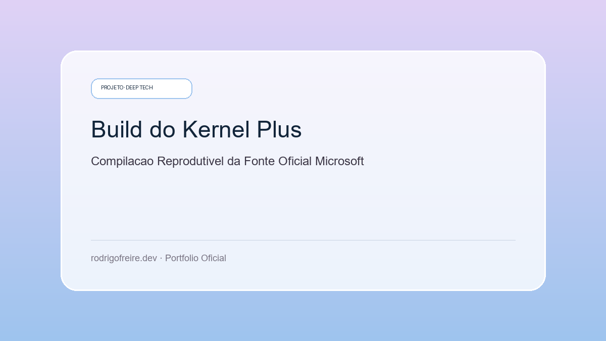 Pipeline de compilação determinística com clang e ferramentas de build