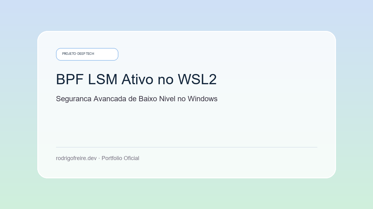 Confirmação do módulo de segurança BPF ativo em /sys/kernel/security/lsm